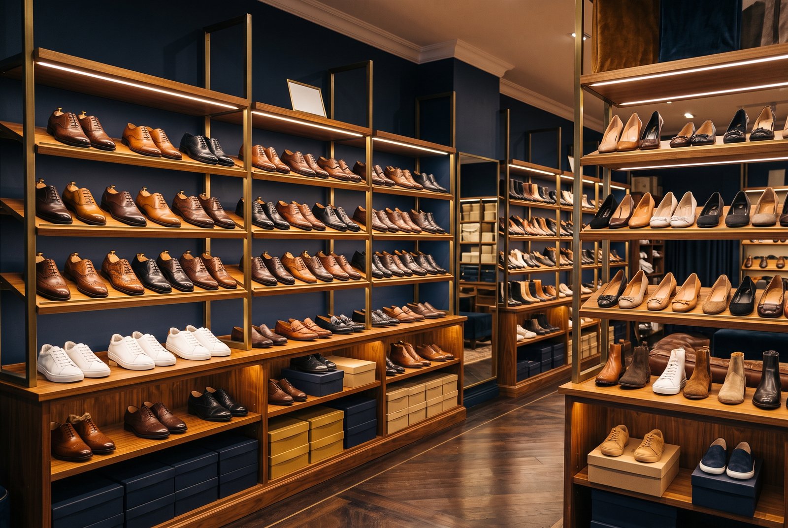 Leather footwear and shoes