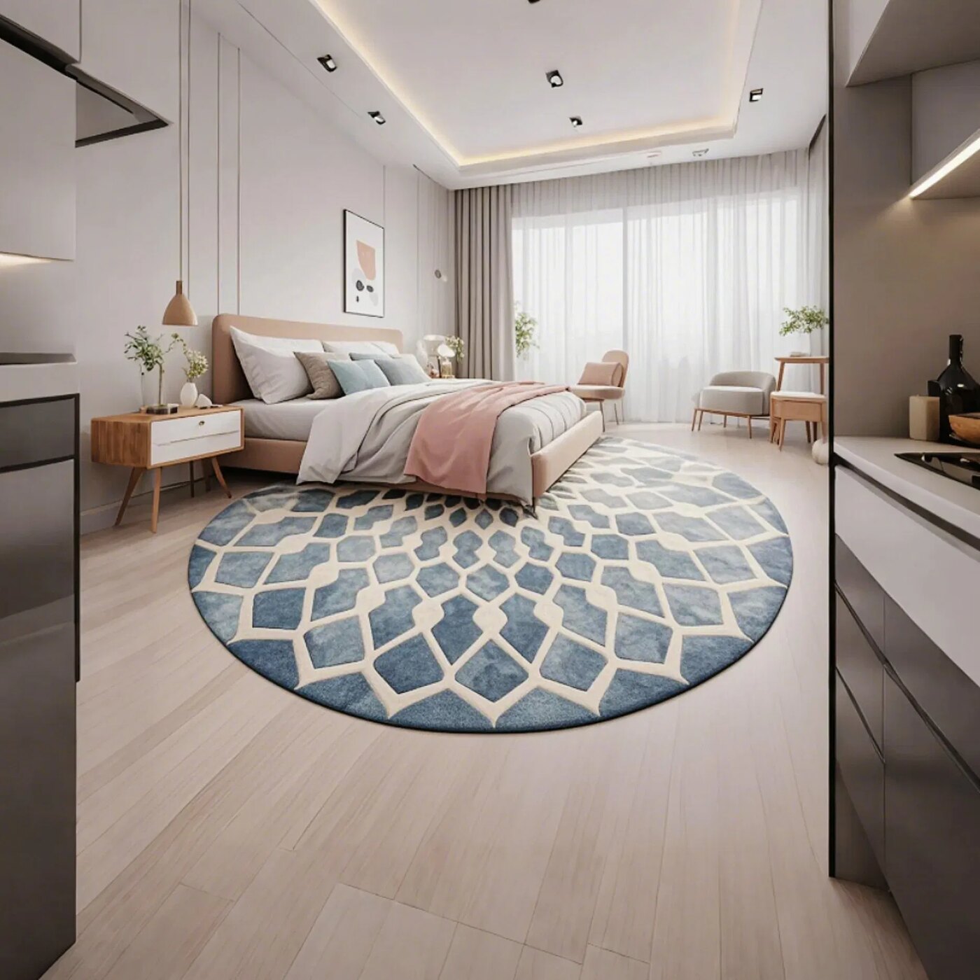 Luxury Hand-Tufted Wool Floor Carpet
